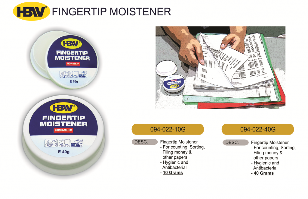 HBW Fingertip Moistener Nonslip 40g HBW
