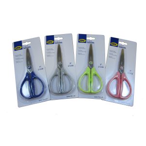 HBW PS-0017B Scissors 7 Inch 17.5cm Office Home Use Assorted Color
